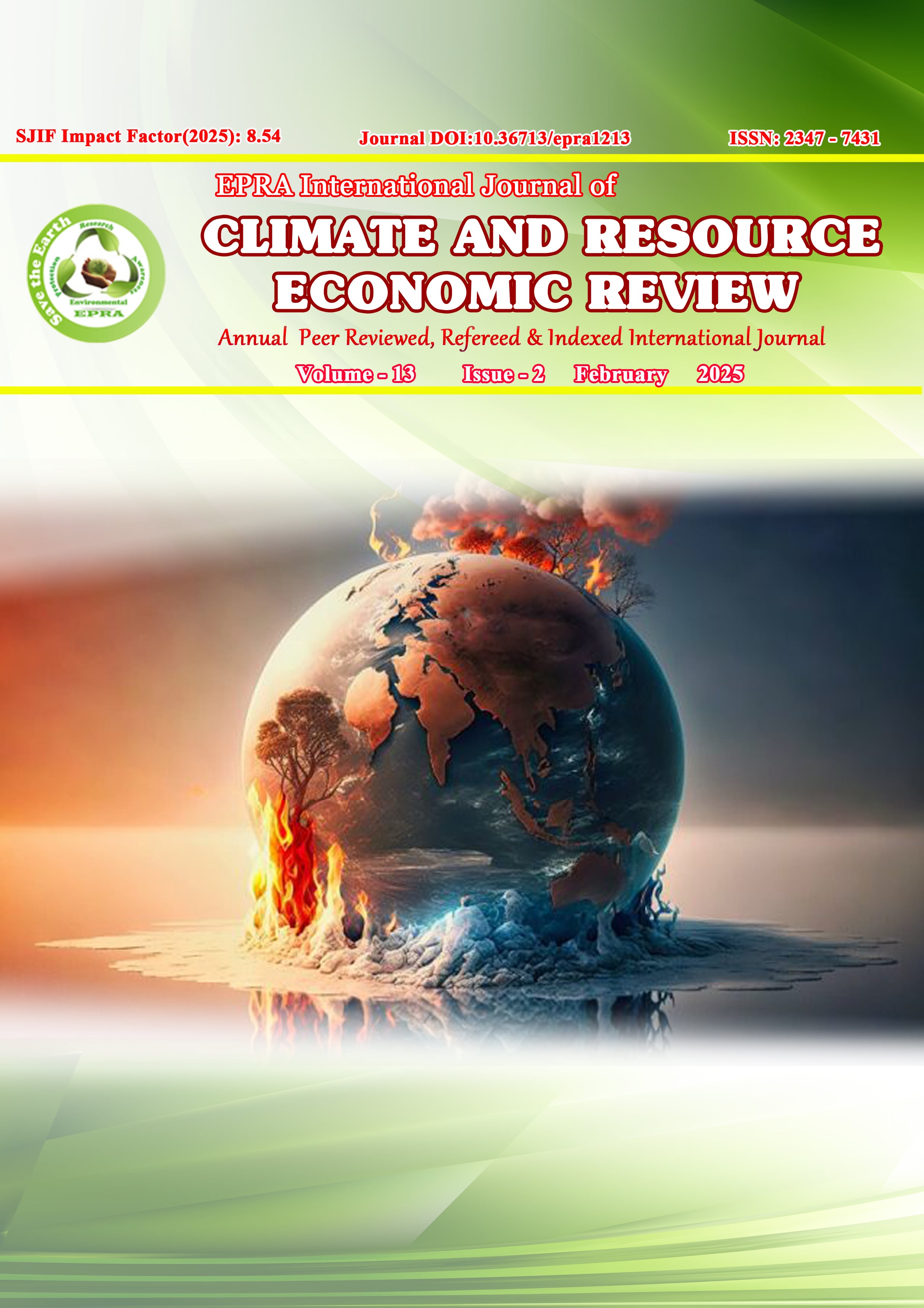 EPRA International Journal of Climate and Resource Economic Review (CRER)