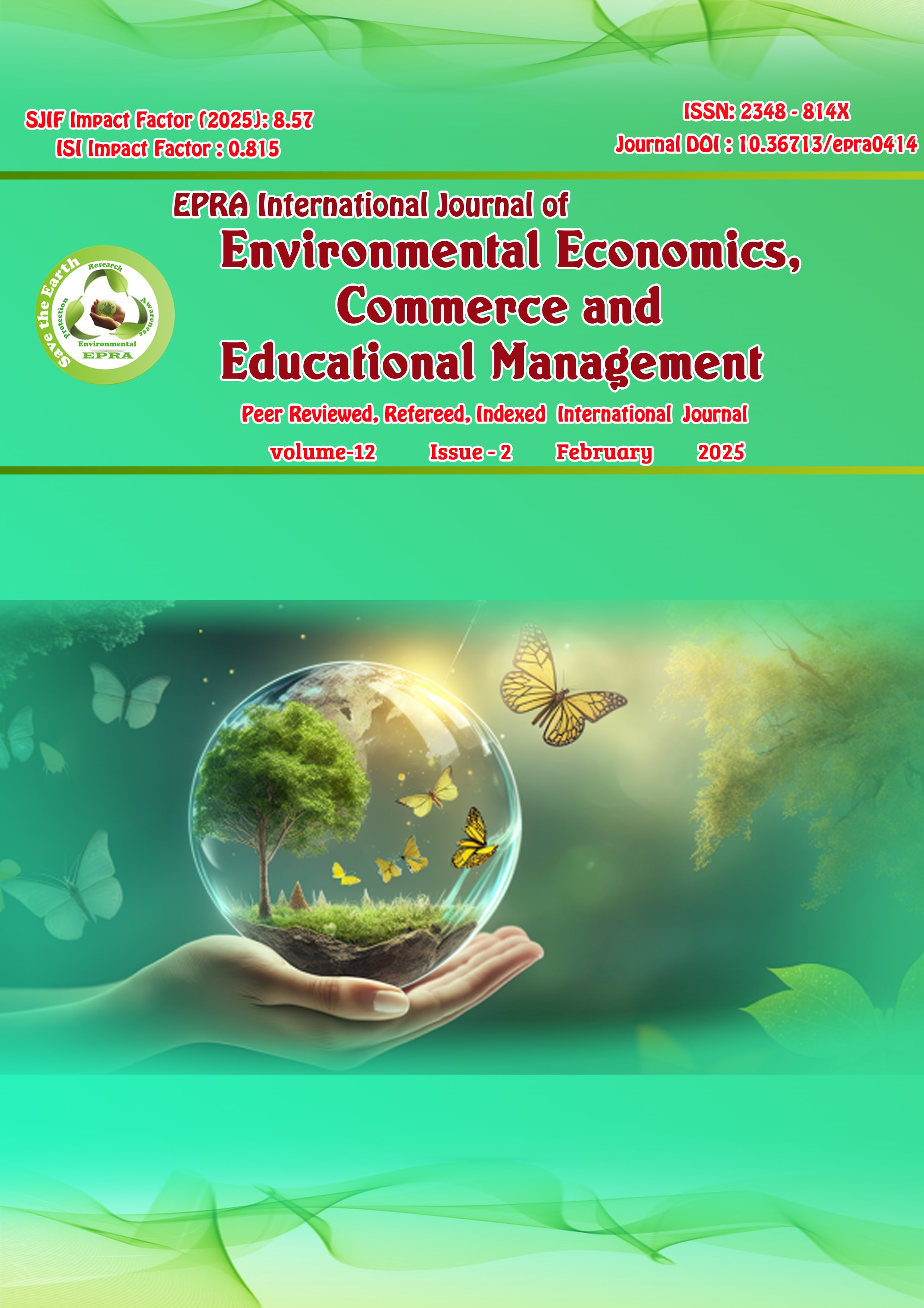 EPRA International Journal of Environmental Economics, Commerce and Educational Management 